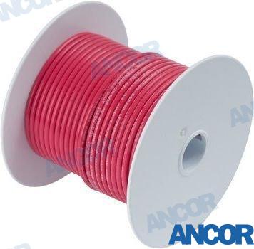 CABLE MARINO 16 AWG (1mm²) Rojo - 30 m