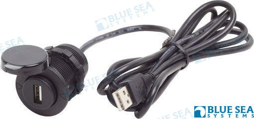 CARGADOR USB 12V c/EXT. CABLE