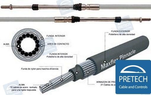 CABLE MANDO 3300S SS  6 PIES =   1,80 M.