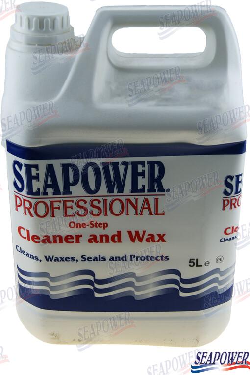 SEAPOWER CLEANER & WAX 5 LT.